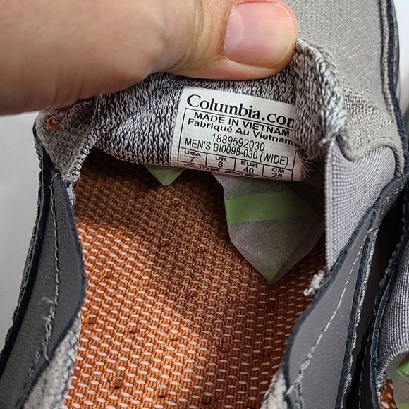 Columbia Men's Bahama Vent Loco III Slip-On Shoes im Gray Size 7 - Picture 6 of 7